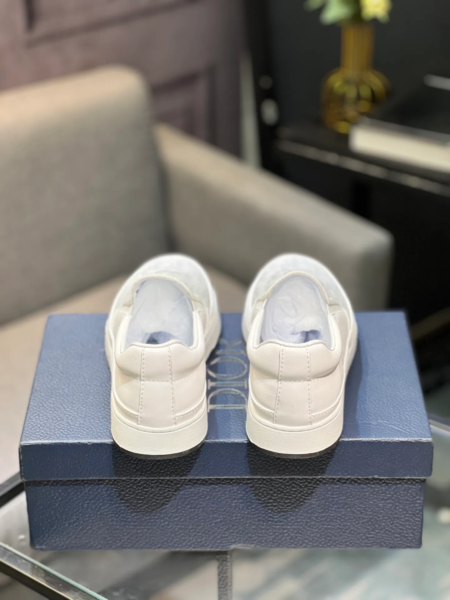 Men's shoes 💰420 [Dior] 🔝The latest masterpiece of high-end men's shoes brand: original special cloth fabric imported from Italy + cowhide + imported sheepskin lining 🔥Original toe-cap rubber outsole Soft and comfortable, making walking more convenient and comfortable! Size: 38-44 (45 can be customized)